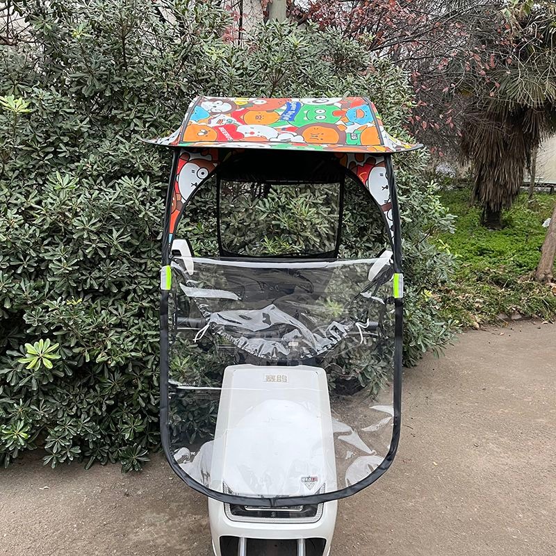 Electric Scooter Rain Cover - Новый навес от дождя и солнца
