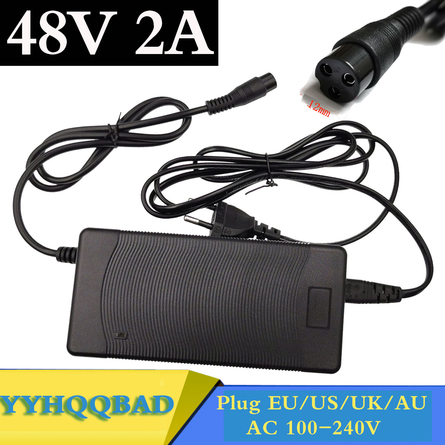 Electric Scooter Charger - Зарядное устройство 48В 2А для свинцово-кислотных