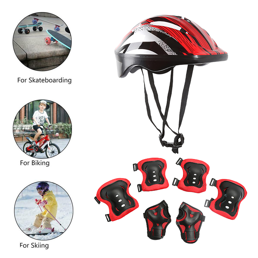 7 шт./комплект, Детский защитн – обзор и цена Scooter Helmet Set