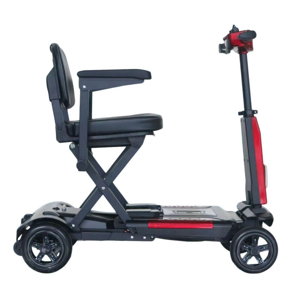 НОВЫЙ 4-колесный автоматически – обзор и цена Folding Electric Scooter