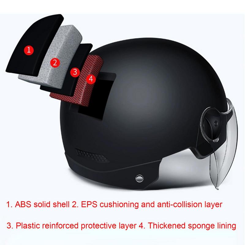 Мотоциклетный шлем в стиле «Дж – обзор и цена Scooter Helmet Set