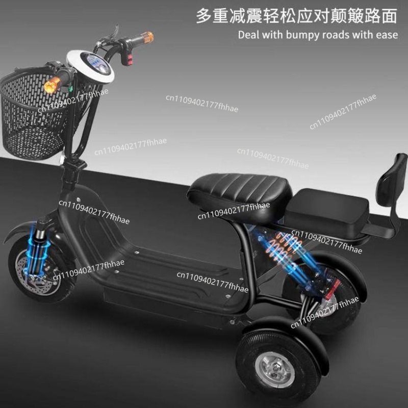Электрический трехколесный мин – обзор и цена Folding Electric Scooter