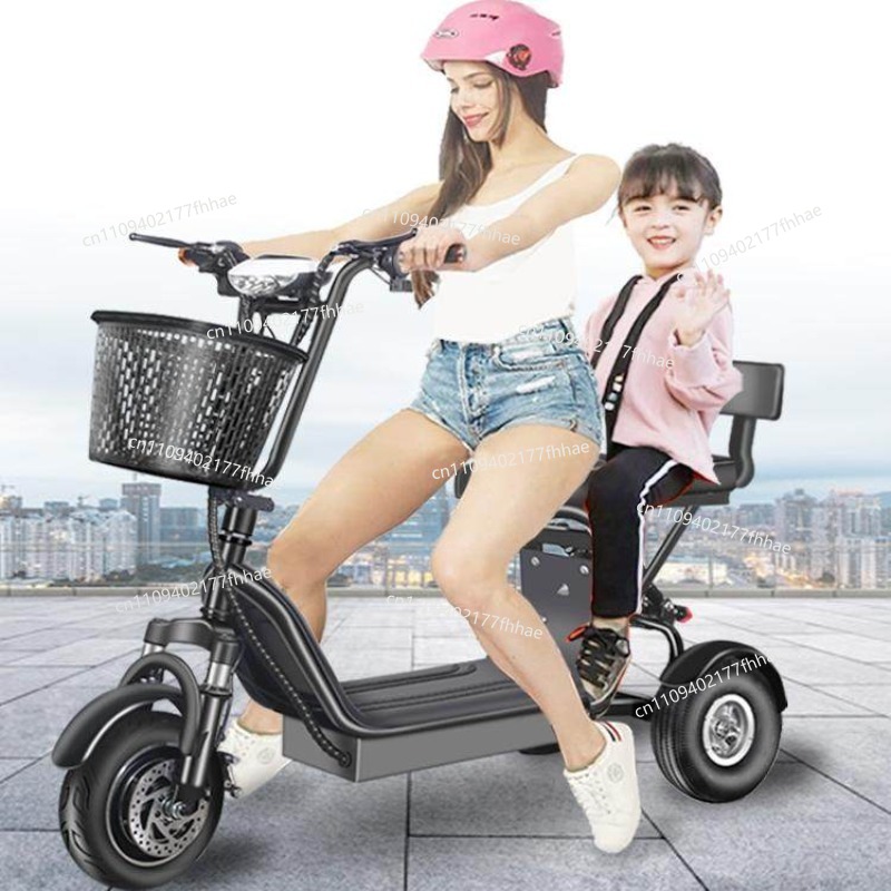 Электрический трехколесный мин – обзор и цена Folding Electric Scooter